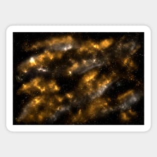 The Yellow Galaxy Art Sticker